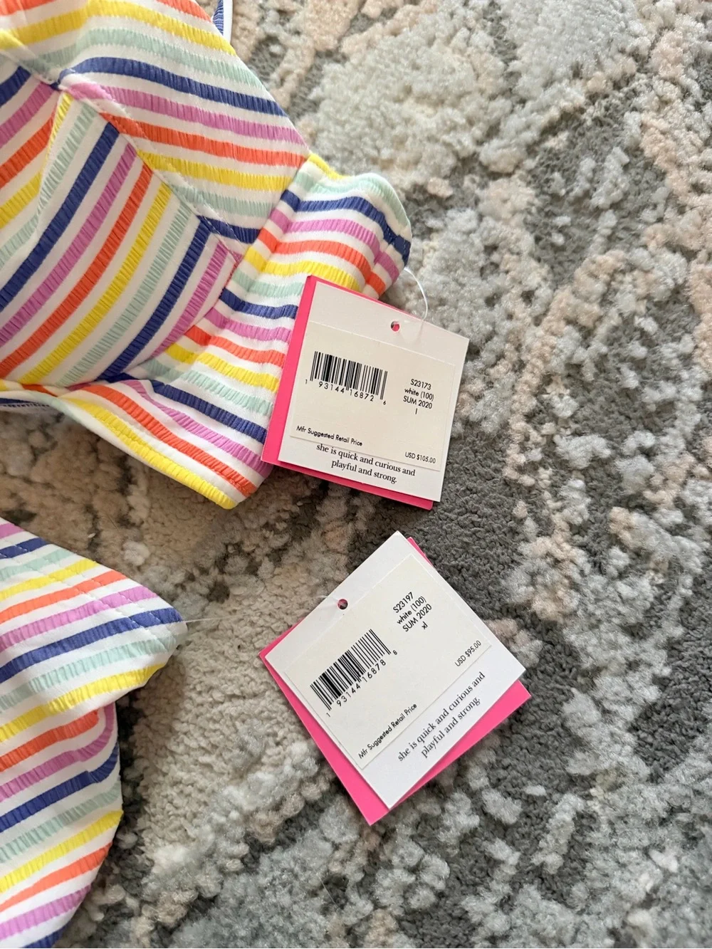 Kate Spade New York Beach Stripe Seersucker Bikini Set
